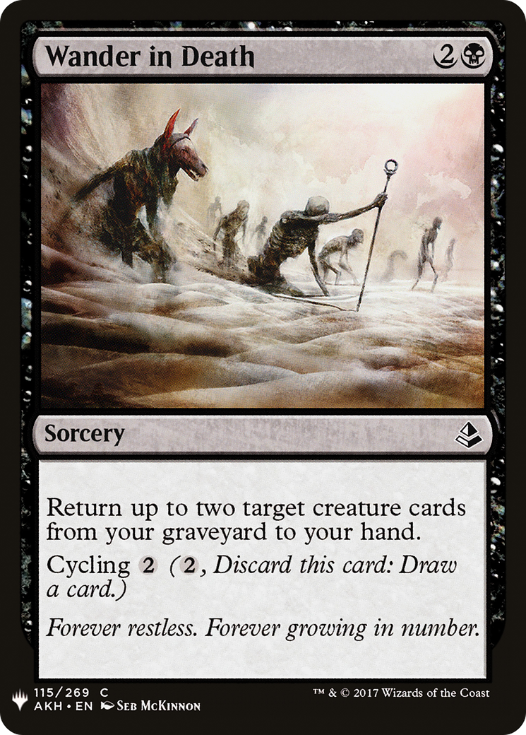 Wander in Death (LIST-115) - The List