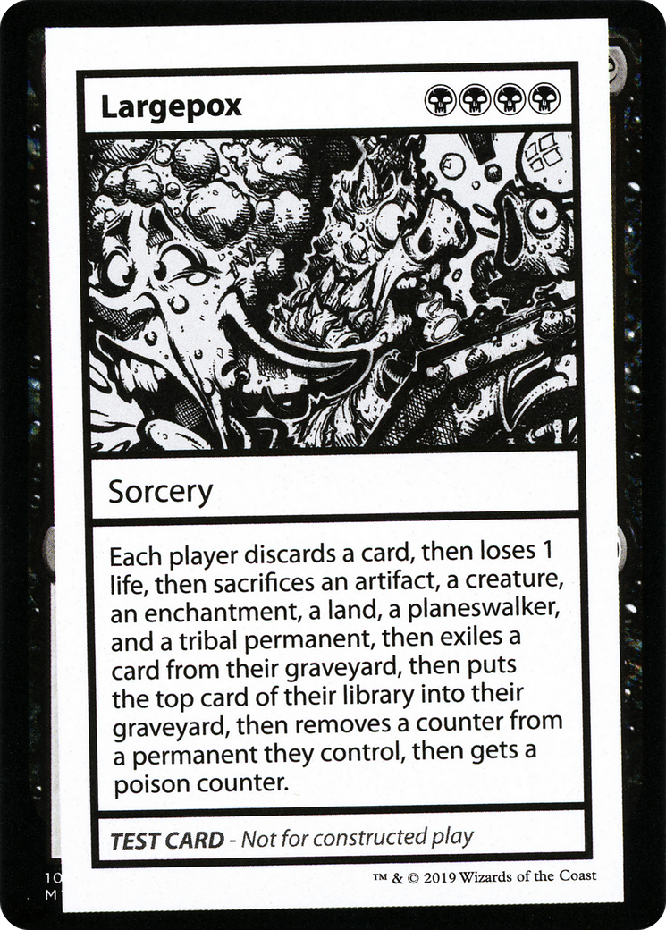 Largepox (No PW Symbol) (CMB1-044) - Mystery Booster Playtest Cards 2021