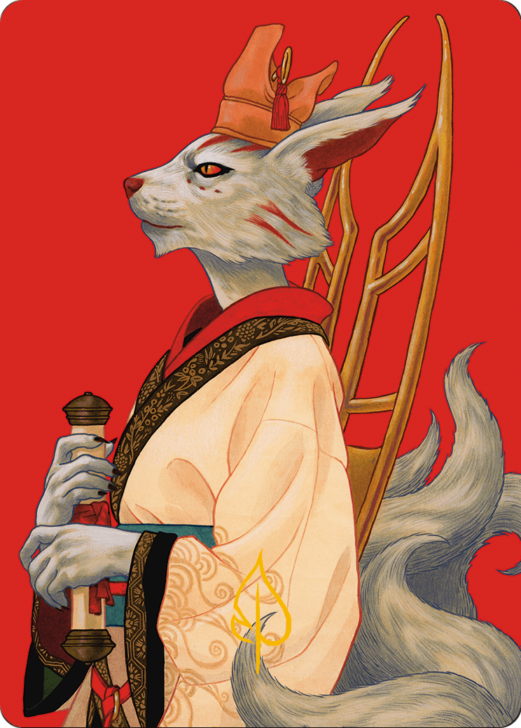 Pearl-Ear, Imperial Advisor // Pearl-Ear, Imperial Advisor (AMH3-045) - Modern Horizons 3 Art Series (Borderless) Foil