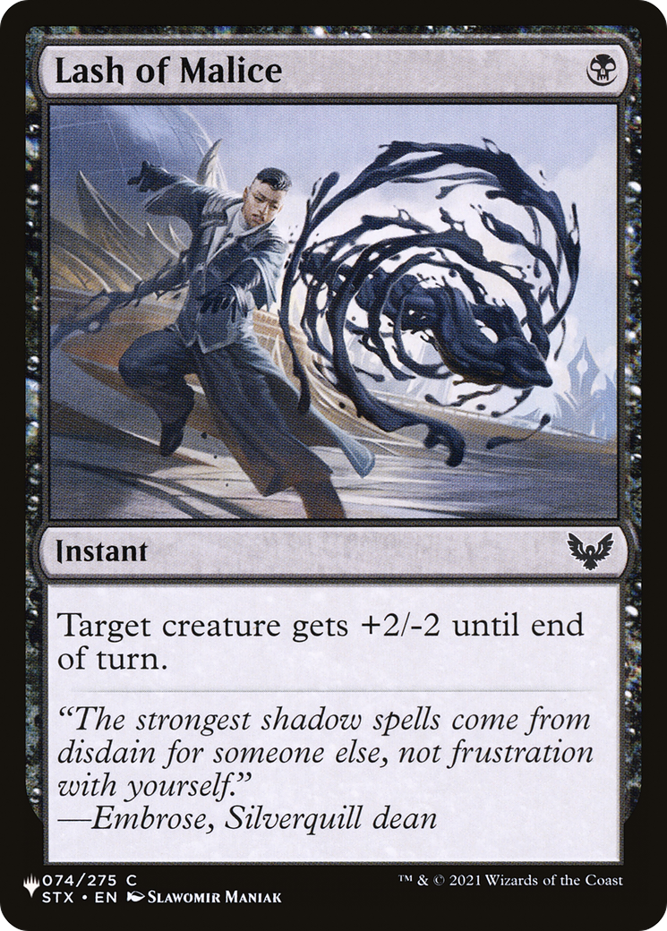 Lash of Malice (LIST-074/275) - The List