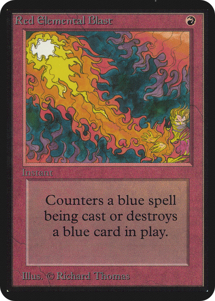 Red Elemental Blast (LEA-) - Limited Edition Alpha