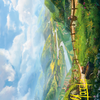 Plains // Plains (ALTR-030) - Tales of Middle-earth Art Series (Borderless)