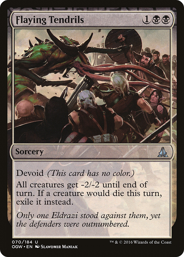 Flaying Tendrils (OGW-070) - Oath of the Gatewatch: (devoid)