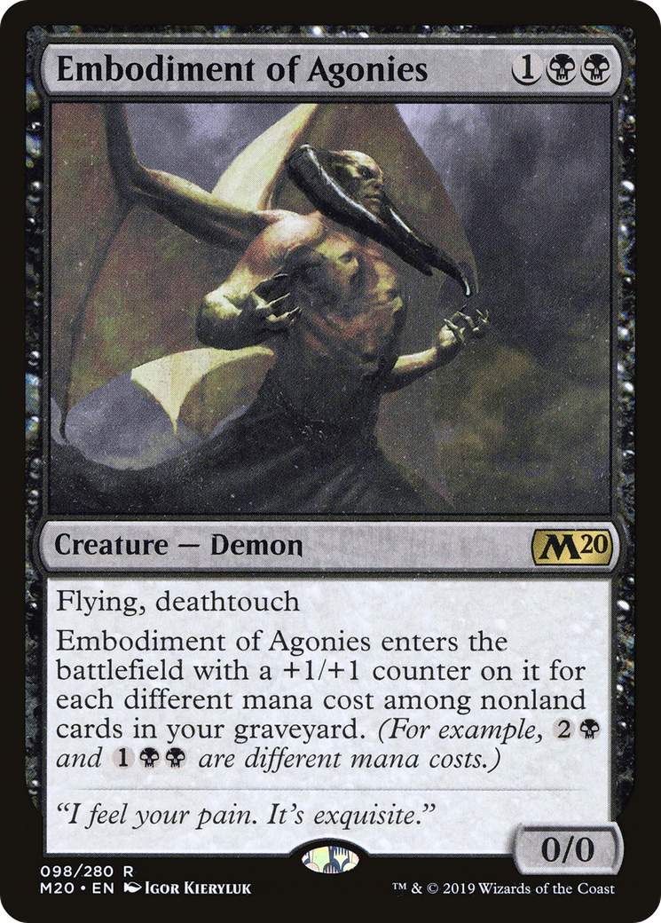Embodiment of Agonies (M20-098) - Core Set 2020 Foil