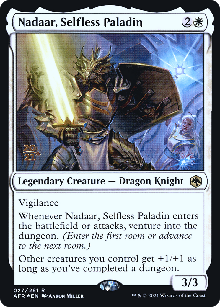 Nadaar, Selfless Paladin (PRE-027) - Adventures in the Forgotten Realms Promos Foil