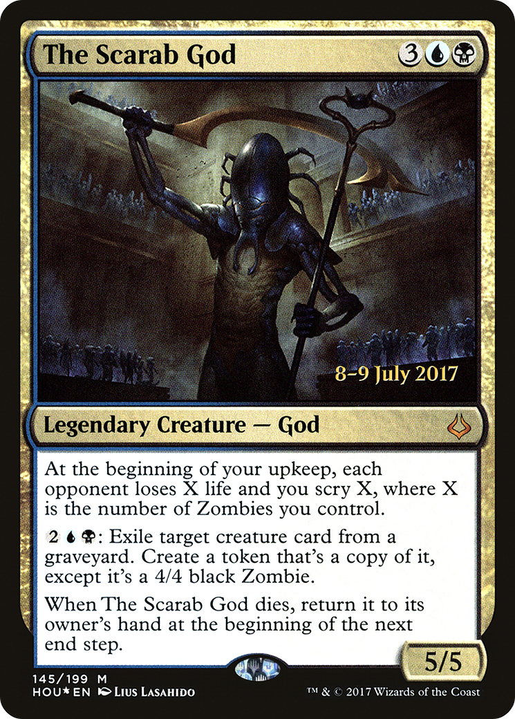 The Scarab God (PRE-145) - Hour of Devastation Promos Foil