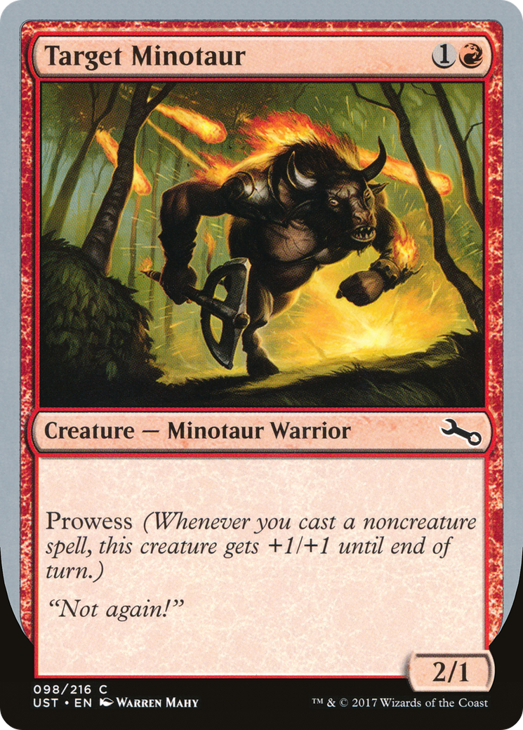 Target Minotaur (C) (UST-98C) - Unstable Foil