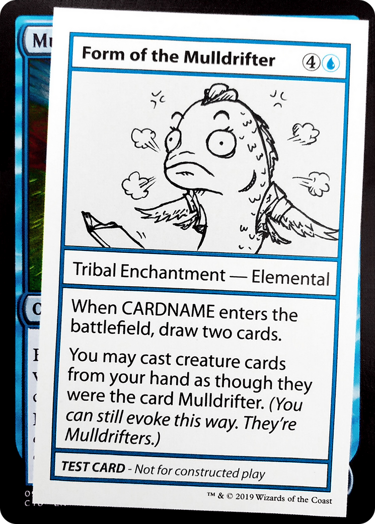 Form of the Mulldrifter (No PW Symbol) (CMB1-022) - Mystery Booster Playtest Cards 2021