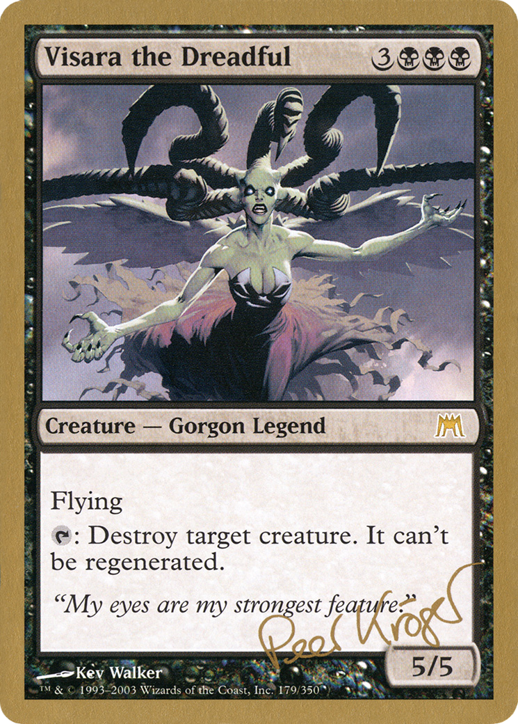 Visara the Dreadful - 2003 Peer Kroger (ONS) (WCD-) - World Championship Decks 2003