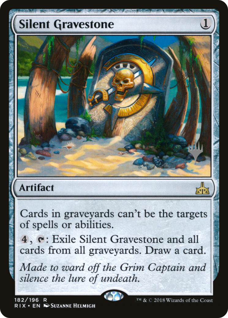 Silent Gravestone (PPM20-182) - Rivals of Ixalan Promos Foil