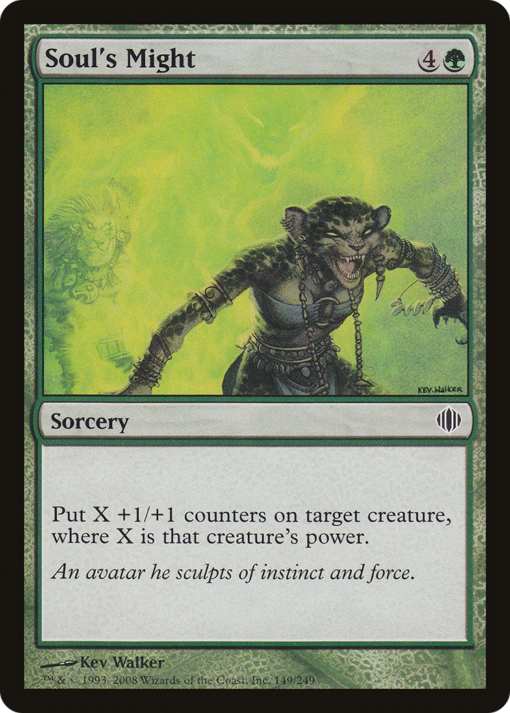 Soul's Might (ALA-149) - Shards of Alara Foil