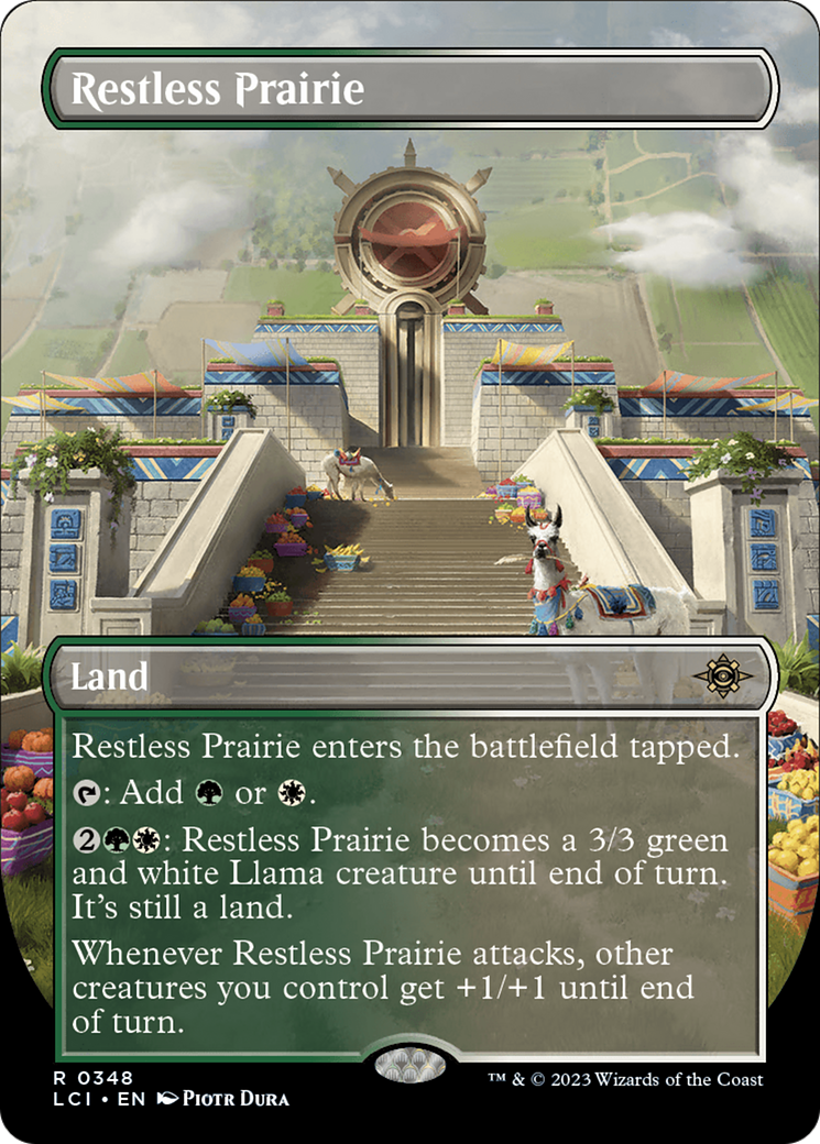 Restless Prairie (Borderless) (LCI-348) - The Lost Caverns of Ixalan (Borderless)