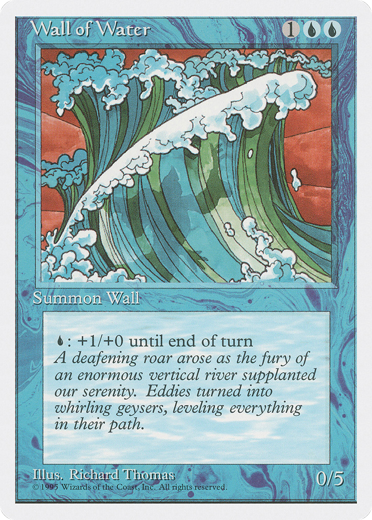 Wall of Water (4ED-) - Fourth Edition