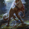 Arlinn, the Moon's Fury // Arlinn, the Moon's Fury (AMID-002) - Midnight Hunt Art Series (Borderless) Foil