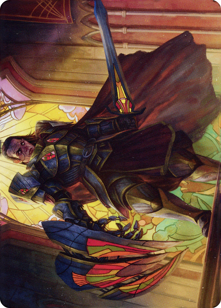 Benalish Sleeper // Benalish Sleeper (ADMU-004) - Dominaria United Art Series (Borderless) Foil