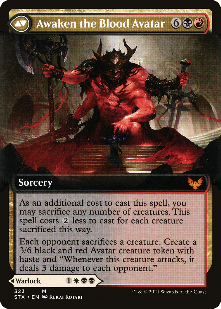 Extus, Oriq Overlord (Extended Art) (STX-323) - Strixhaven: School of Mages: (Extended Art) Foil