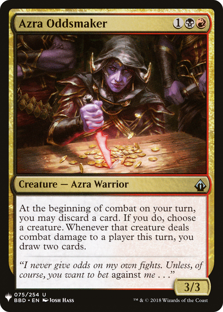 Azra Oddsmaker (LIST-075) - The List
