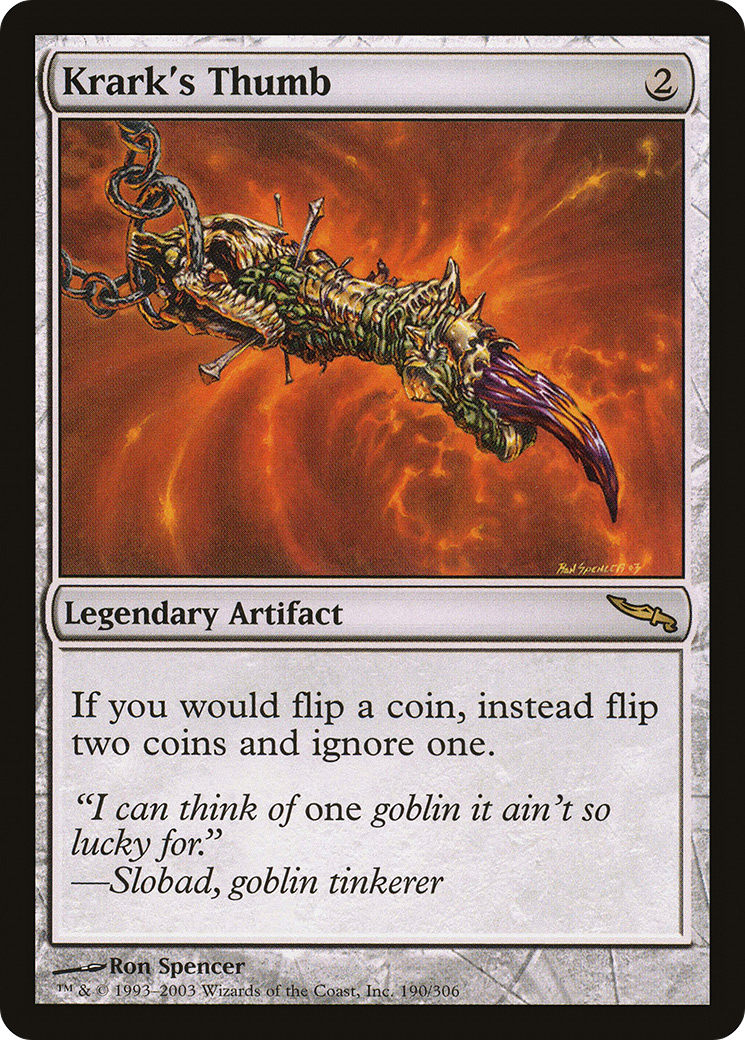 Krark's Thumb (MRD-190) - Mirrodin