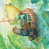 Run Away Together // Run Away Together (ABLB-011) - Bloomburrow Art Series (Borderless) Foil