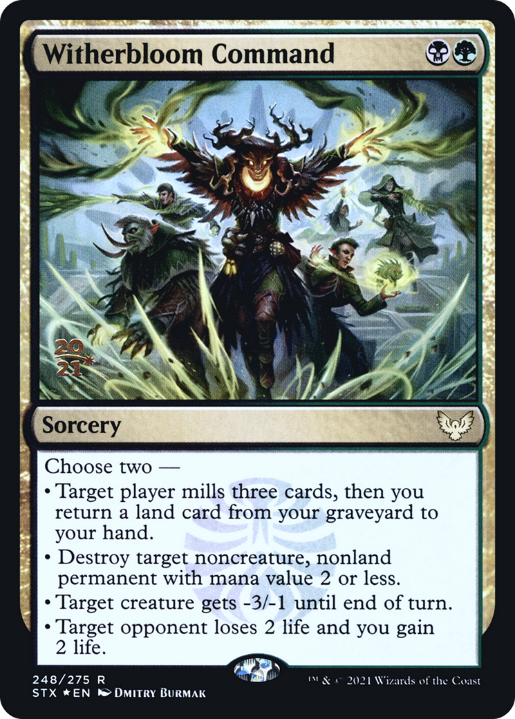 Witherbloom Command (PRE-248) - Strixhaven: School of Mages Promos Foil