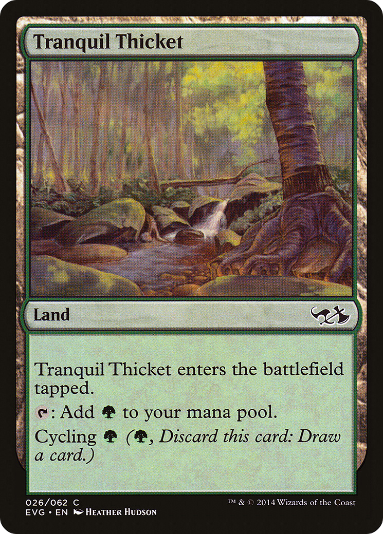 Tranquil Thicket (DD3-) - Duel Decks Anthology: Elves vs. Goblins