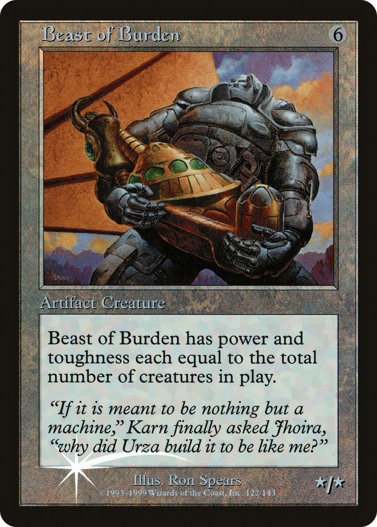 Beast of Burden (PULG-122†) - Urza's Legacy Promos Foil