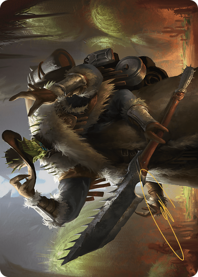 Hardbristle Bandit // Hardbristle Bandit (AOTJ-013) - Outlaws of Thunder Junction Art Series (Borderless)