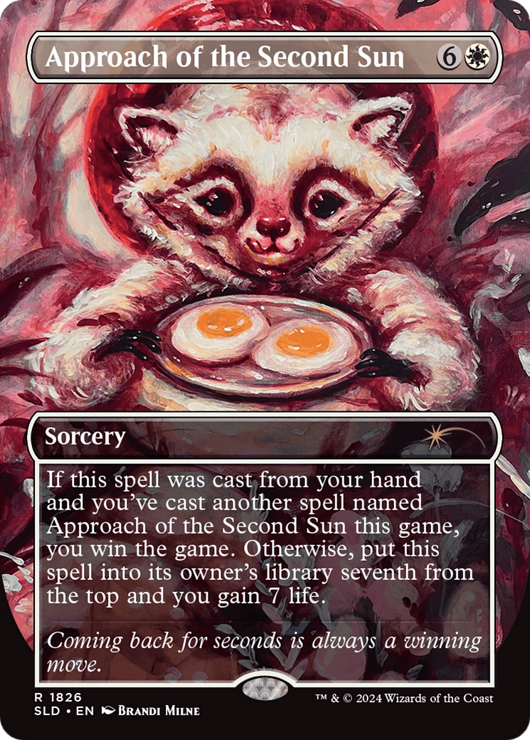 Approach of the Second Sun (Rainbow Foil) (SLD-1826) - Secret Lair Drop (Borderless) Foil