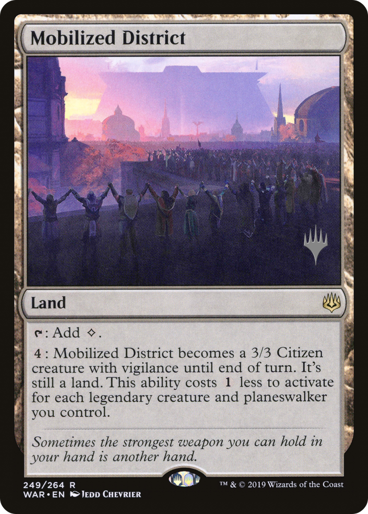 Mobilized District (PPM20-249P) - War of the Spark Promos