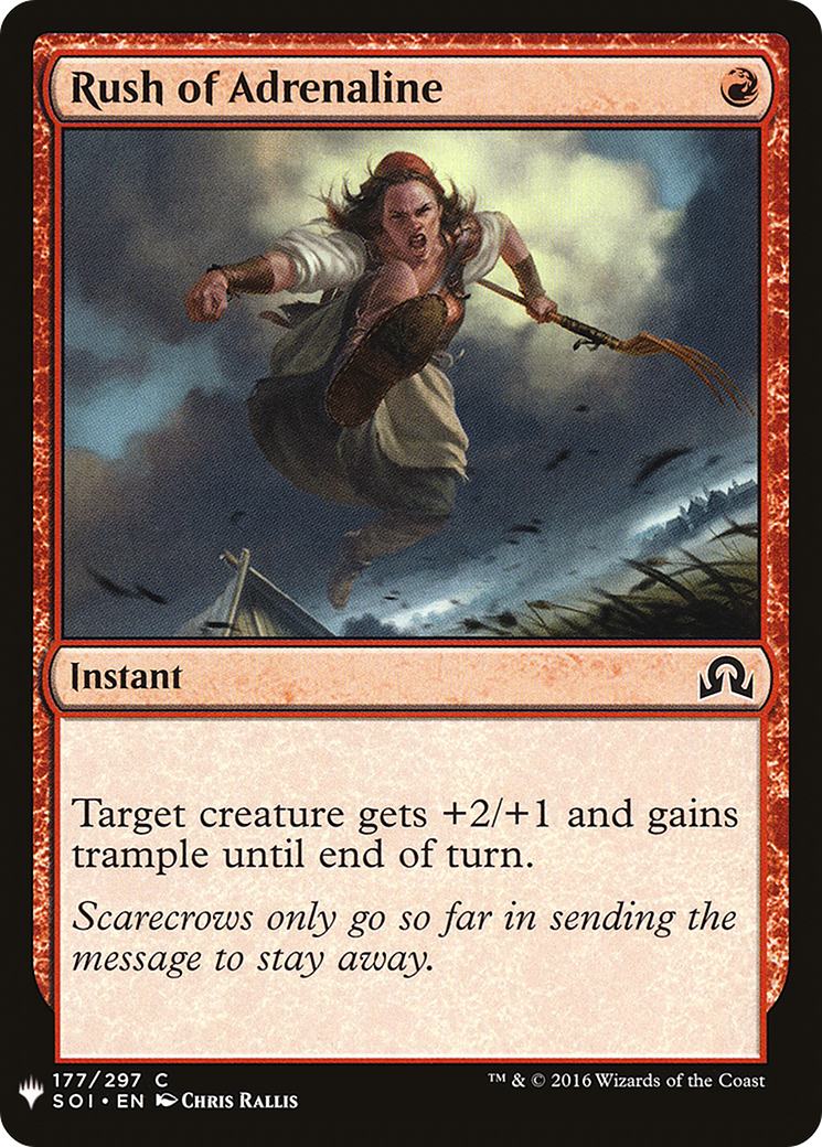 Rush of Adrenaline (LIST-SOI-177) - The List