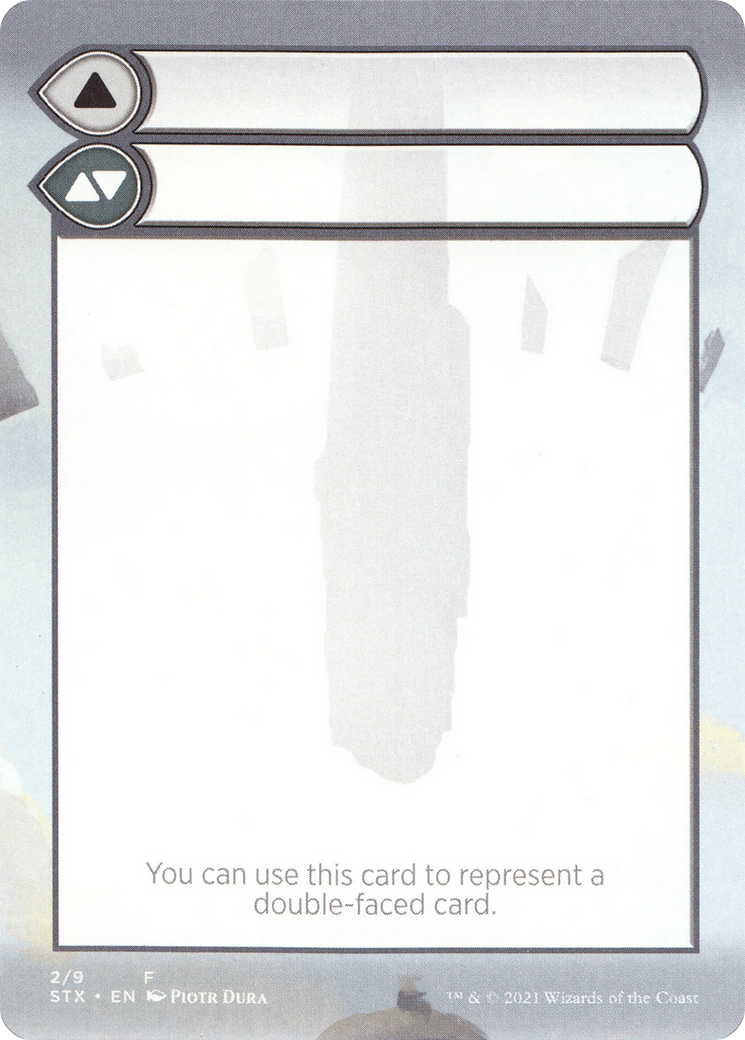Double-Faced Substitute Card (SSTX-002) - Strixhaven: School of Mages Substitute Cards (Borderless)