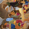 Stocking the Pantry // Stocking the Pantry (ABLB-024) - Bloomburrow Art Series (Borderless) Foil