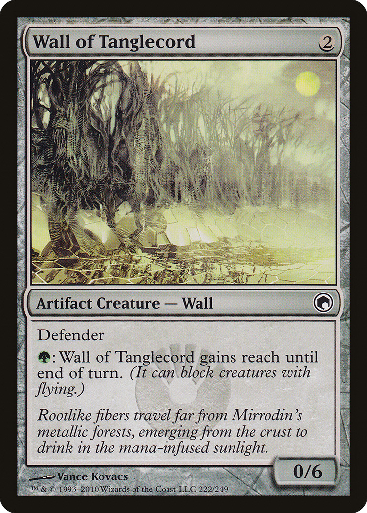 Wall of Tanglecord (SOM-222) - Scars of Mirrodin