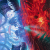 Invasion of Kaldheim // Invasion of Kaldheim (AMOM-033) - March of the Machine Art Series (Borderless) Foil
