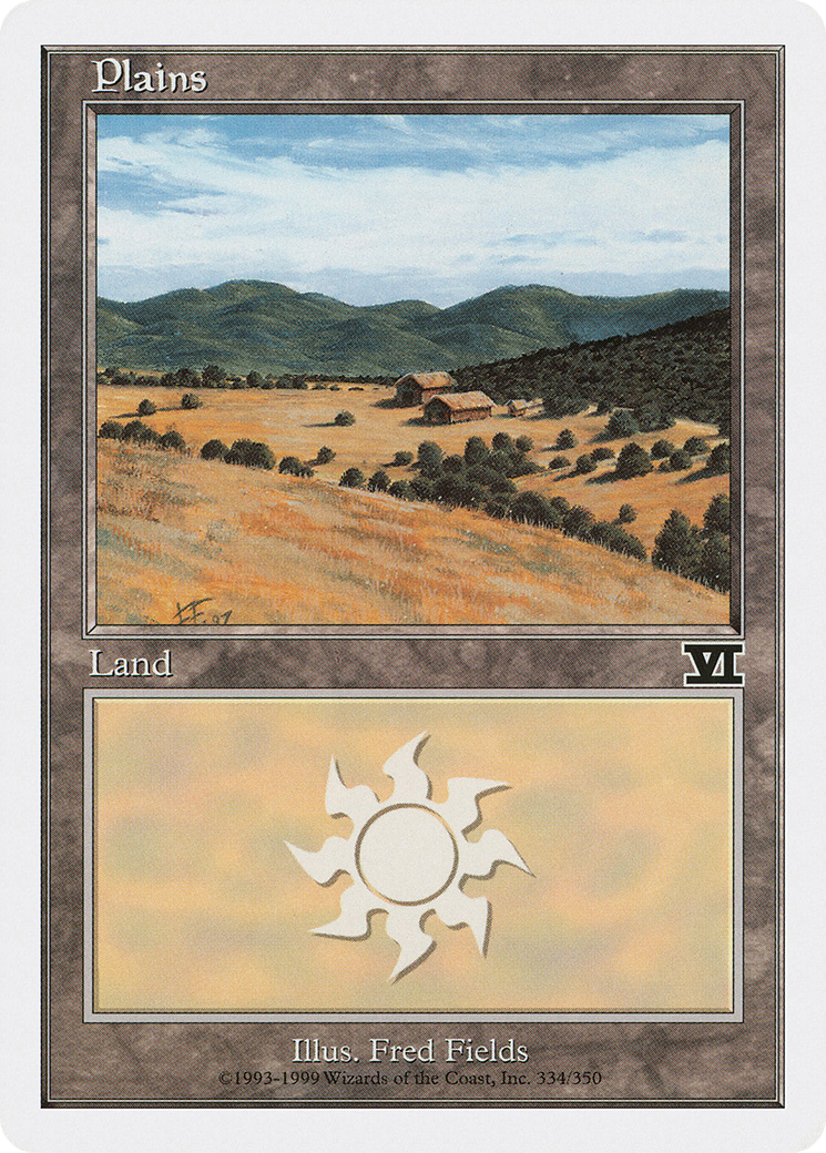 Plains (334) (6ED-334) - Classic Sixth Edition