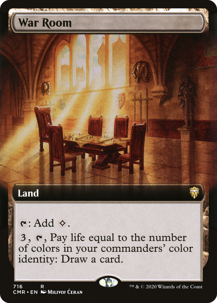 War Room (Extended Art) (CMR-716) - Commander Legends: (Extended Art)