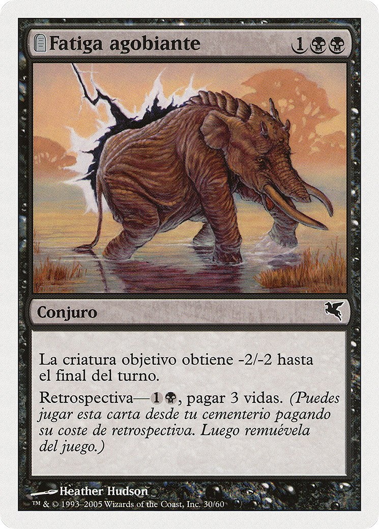 Crippling Fatigue (Italian) - "Fatica Storpiante" (A30) (PSAL-A30) - Salvat 2005: (tombstone)