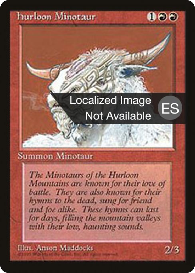 Hurloon Minotaur (4BB-) - Fourth Edition Foreign Black Border