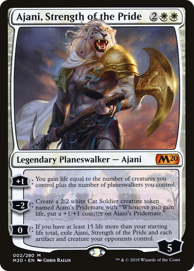 Ajani, Strength of the Pride [Core Set 2020]