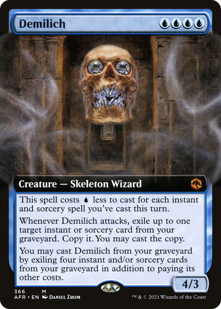 Demilich (Extended Art) (AFR-366) - Adventures in the Forgotten Realms: (Extended Art)