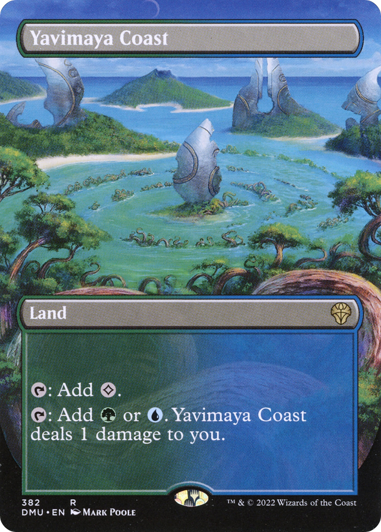 Yavimaya Coast (Borderless) (DMU-382) - Dominaria United (Borderless)