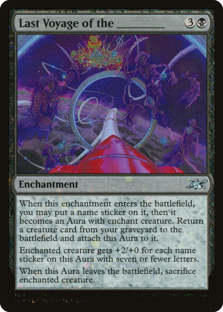 Last Voyage of the _______ (Galaxy Foil) (UNF-364) - Unfinity Foil