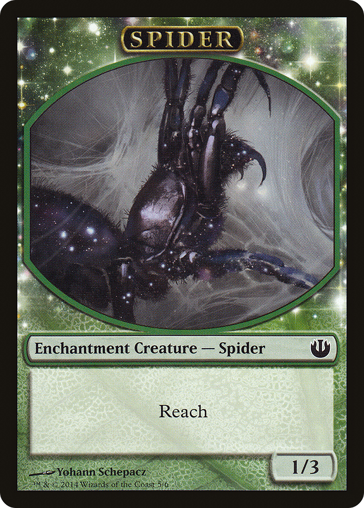 Spider Token (JOU-005) - Journey into Nyx Tokens: (enchantment)