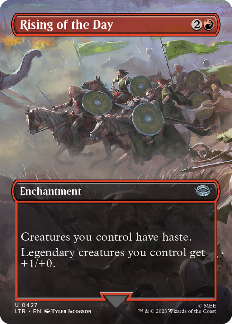 Rising of the Day (Borderless) (LTR-427) - The Lord of the Rings: Tales of Middle-earth (Borderless) Foil