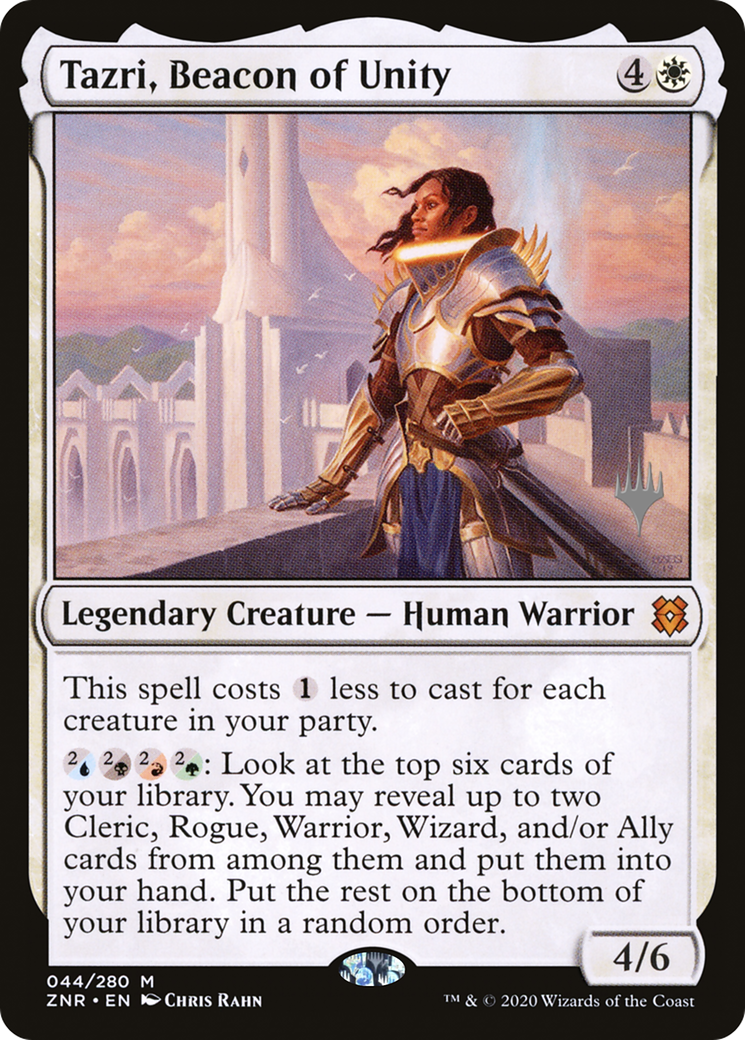 Tazri, Beacon of Unity (PPZNR-44P) - Zendikar Rising Promos