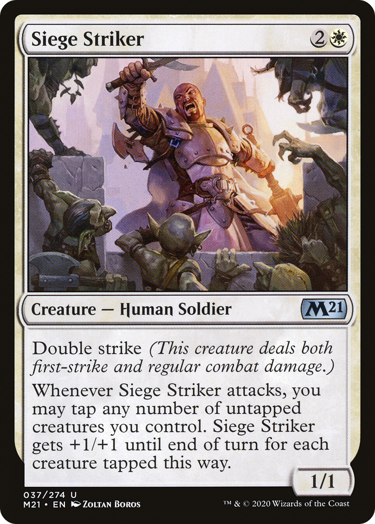 Siege Striker (M21-037) - Core Set 2021 Foil