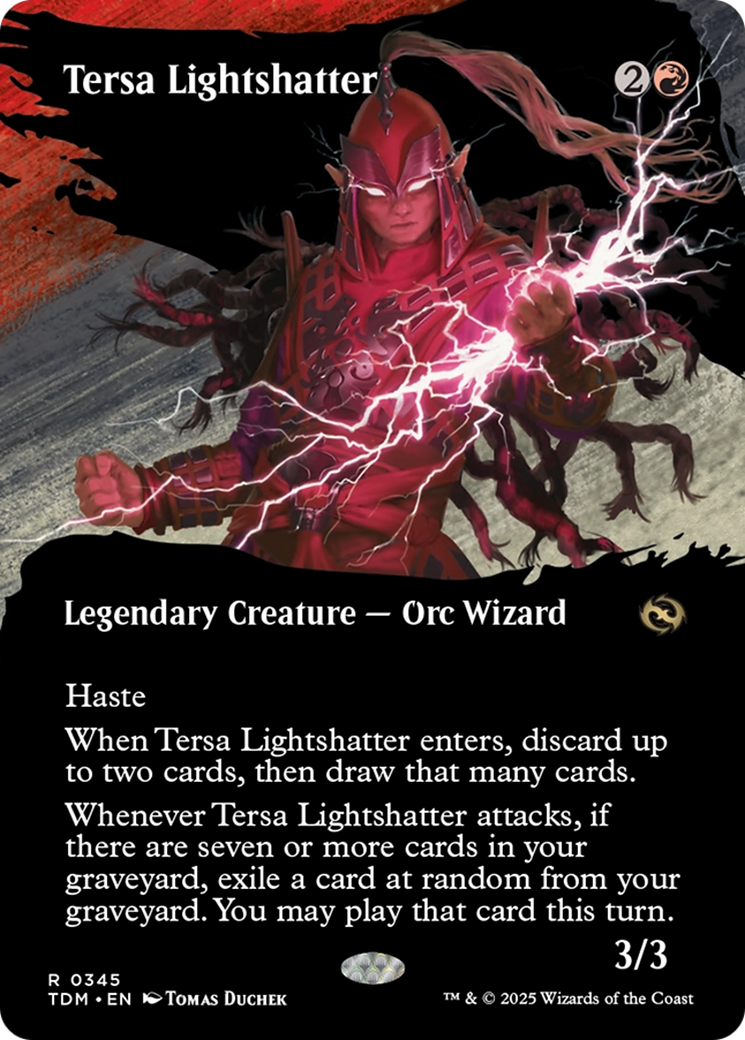 Tersa Lightshatter (Borderless) (TDM-345) - Tarkir: Dragonstorm: (Showcase) (Borderless)