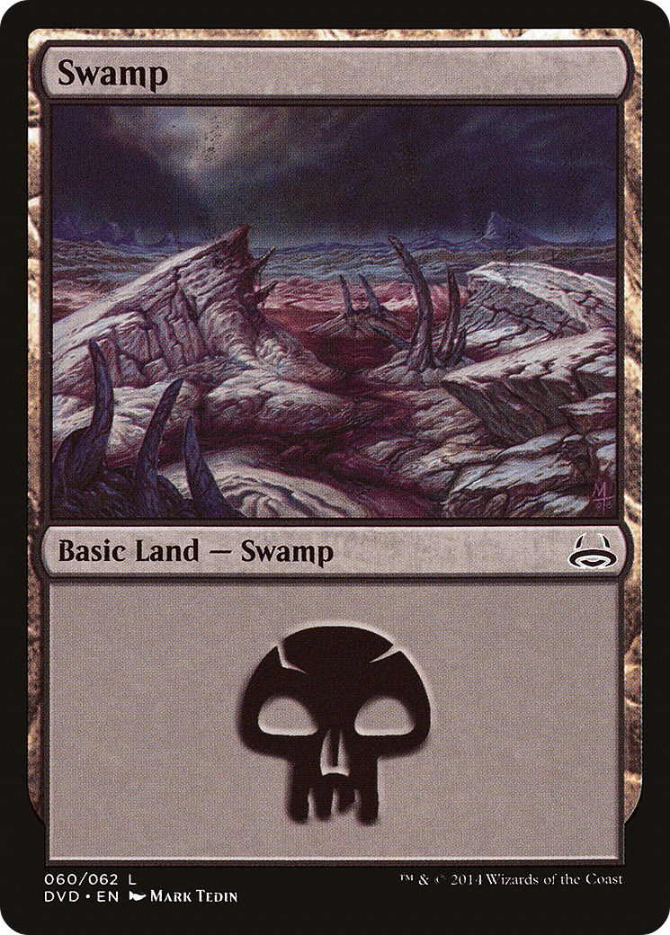 Swamp (60) (Divine vs Demonic) (DD3-060) - Duel Decks Anthology: Divine vs. Demonic
