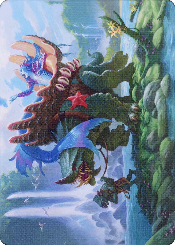 Vodalian Mindsinger // Vodalian Mindsinger (ADMU-021) - Dominaria United Art Series (Borderless) Foil
