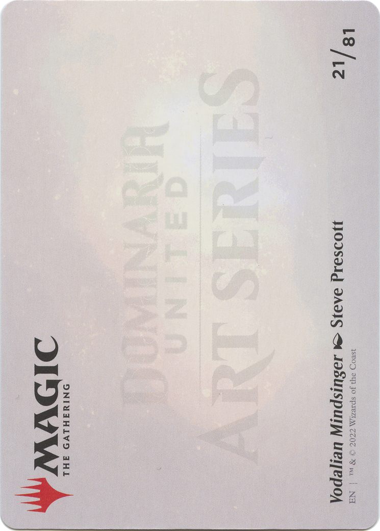 Vodalian Mindsinger // Vodalian Mindsinger (ADMU-021) - Dominaria United Art Series (Borderless)